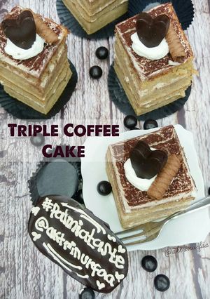Foto resep Triple Coffee Cake