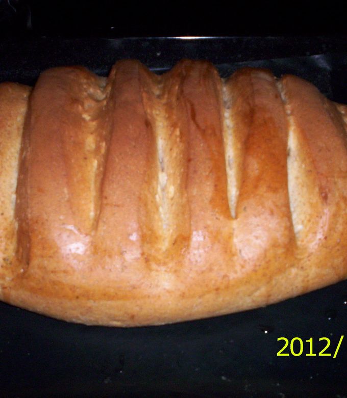 Vajas-tejes kenyér recept fotója