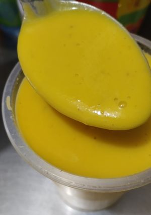 Una foto de Salsa miel mostaza casera🍎🥕🍯