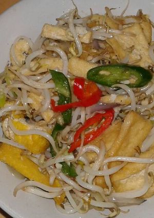 Foto resep Tumis toge tahu