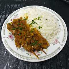 كباب بالصلصة 😋 🥓🥫-レシピのメイン写真