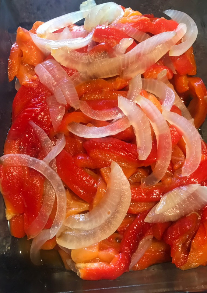 Una foto de Pimientos Asados