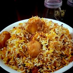 A picture of Aloo Dum Biriyani.