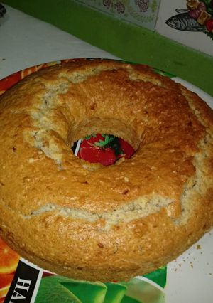 Una foto de Budín de banana fácil y económico