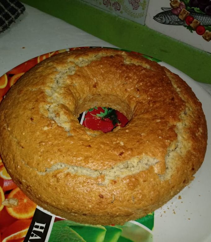 Una foto de Budín de banana fácil y económico