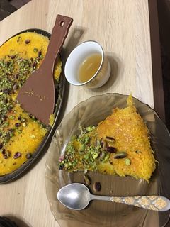 صورة لوصفة كنافه خشنه بالجبنه