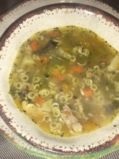 Una foto de Sopa liviana para la cena