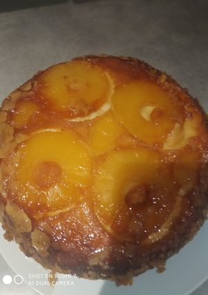 Una foto de Tarta de manzana y piña