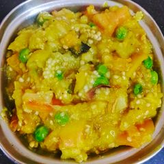 A picture of Baigan bharta.