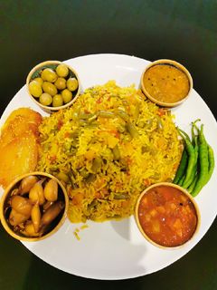 عکسی از دستور پلو سبزیجات(تاهیری هندی)