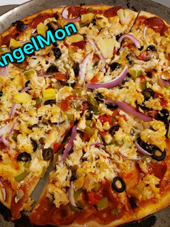 Una foto de PIZZA 🍕a mi manera 😋
