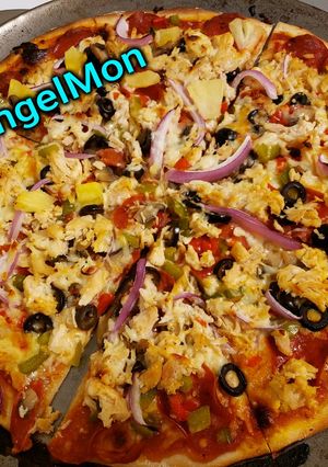 Una foto de PIZZA 🍕a mi manera 😋