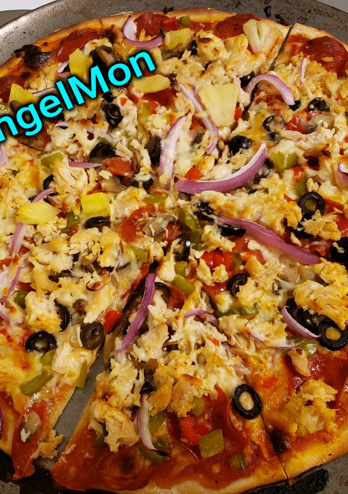 Una foto de PIZZA 🍕a mi manera 😋