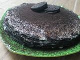 Oreo Crepe cake (Black and White)