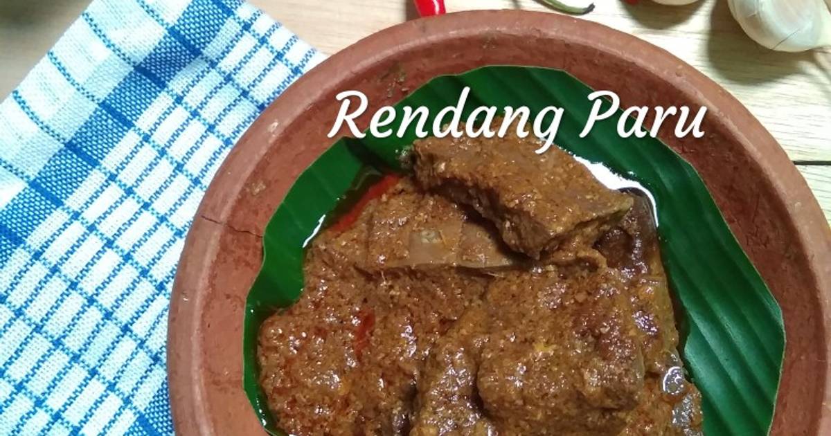 Resep Rendang Paru Oleh Yuni Kurniasih Cookpad