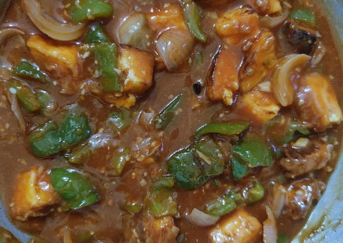 Chilli Paneer Dopyaza