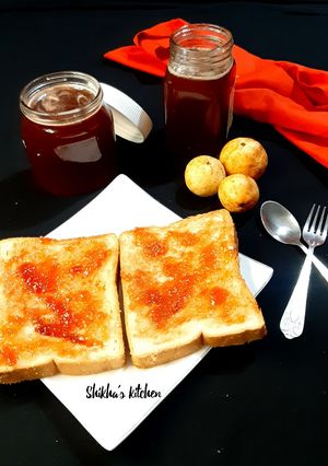 দেশি পাকা পেয়ারার জেলি রেসিপির প্রধান ছবি