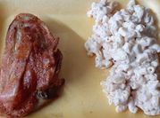 Una foto de pasta para acompañar carnes