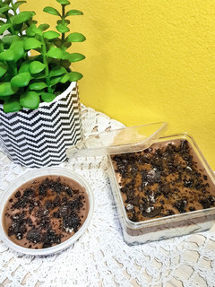 Foto resep Oreo cheese puding with cadburry vla