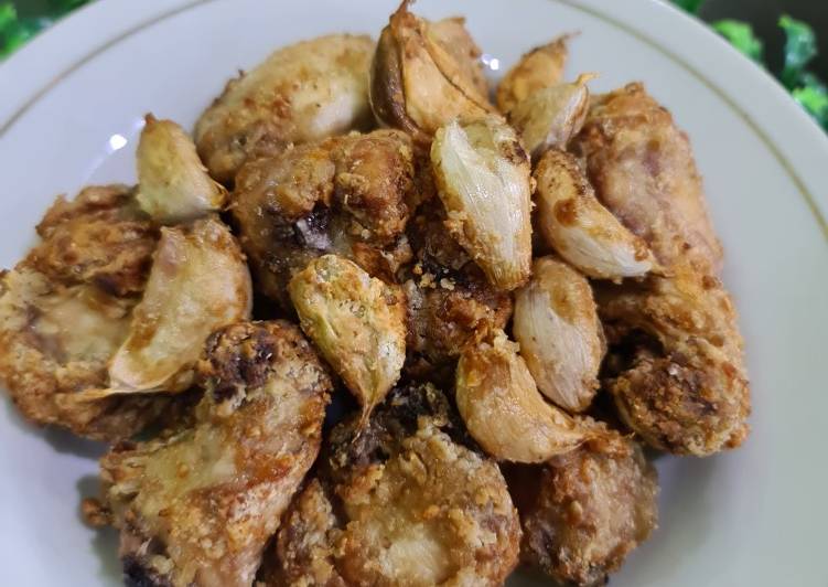 Cara Gampang Membuat Ayam goreng bawang putih Anti Gagal