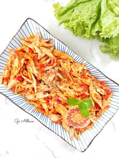Foto resep Tongkol Suwir Kecombrang