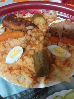 صورة لوصفة ثريدة الطاجين