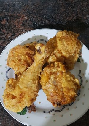 صورة لوصفة دجاج مقلي 🍗🍗🍗