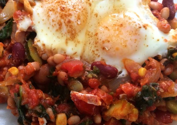 Recipe of Homemade One pan hangover eggs