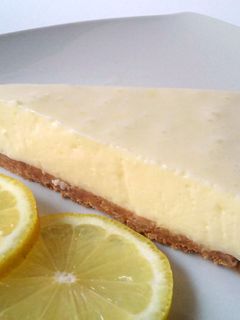 Una foto de Tarta de queso al limón