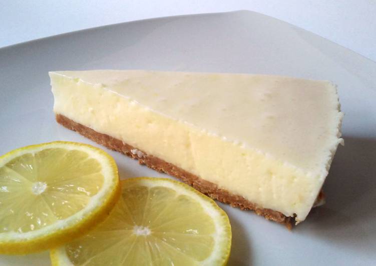Tarta de queso al limón