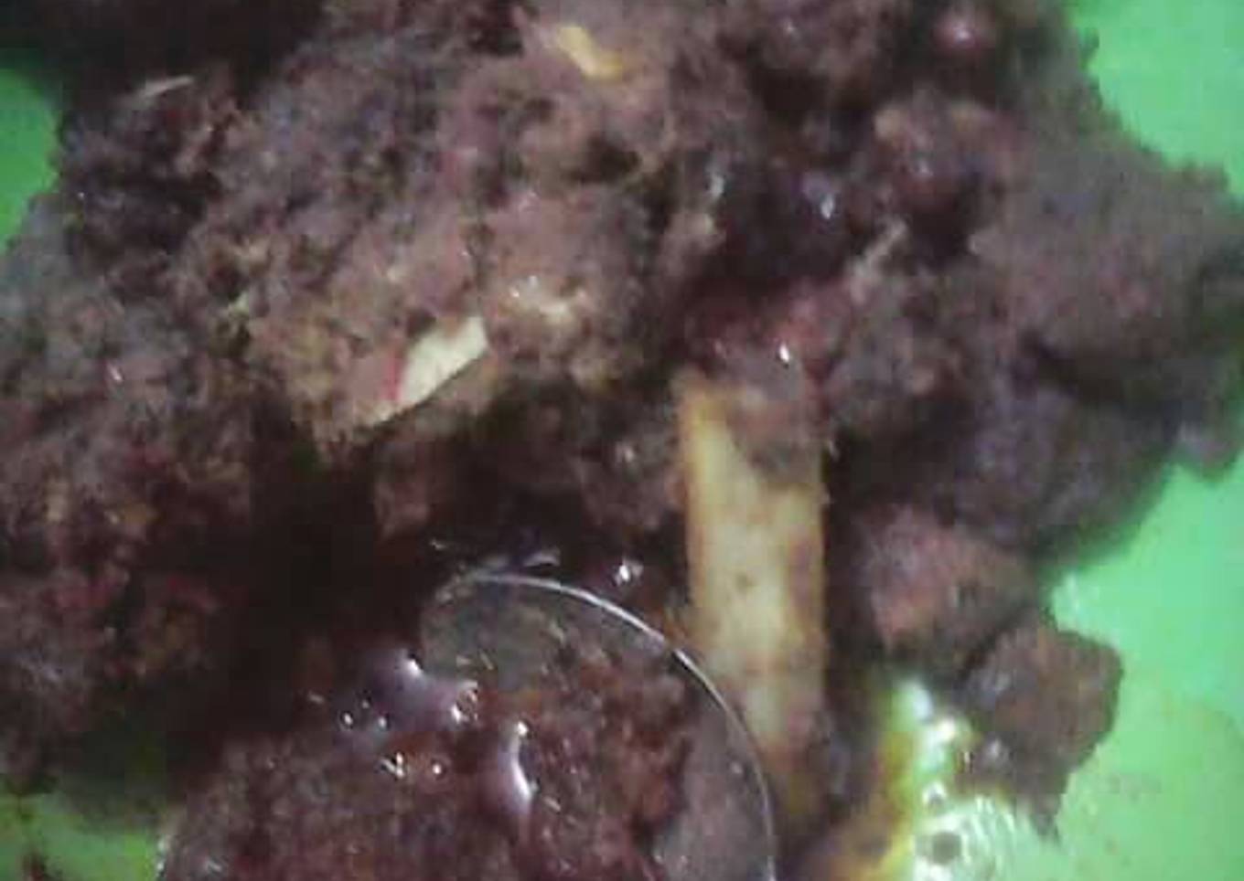 Rendang kacang merah enak bingitss