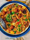 Soya Pea Pulao (Soya Matar Pulao Recipe)