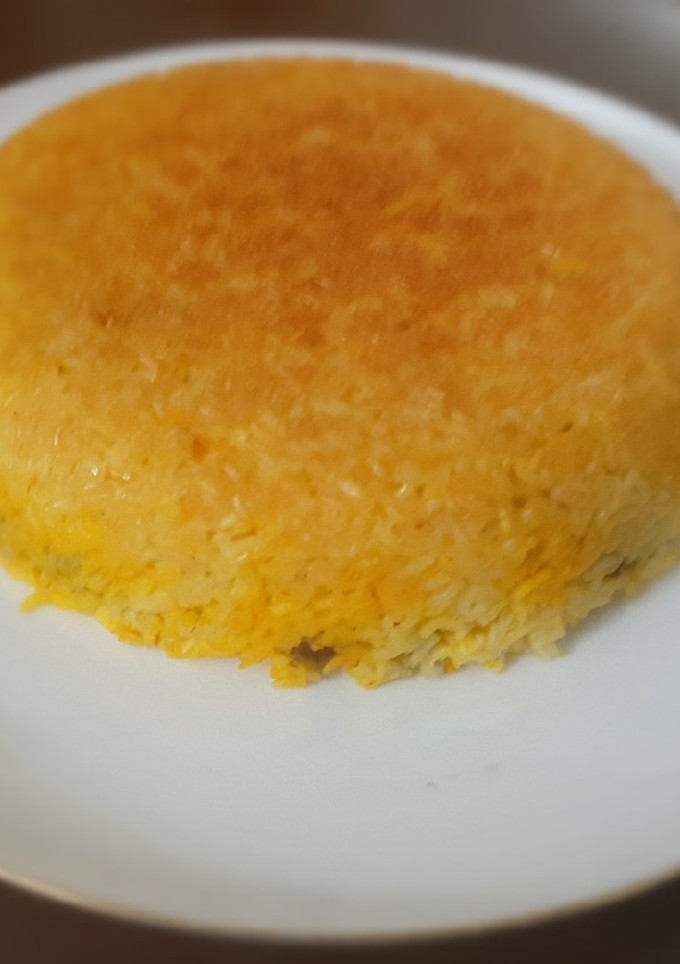عکسی از دستور ته چین قورمه سبزی