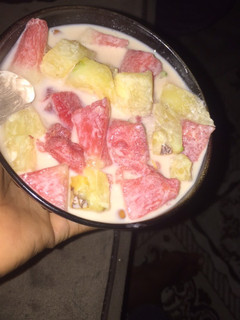Fruit salad ainihin hoton girkin