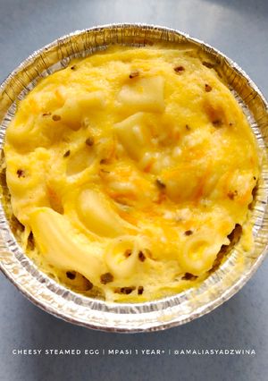 Foto resep Promina Pasta Cheesy Steamed Egg - MPASI 1tahun+