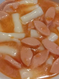 Hình của món Tokbokki.
