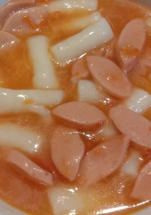 Hình của món Tokbokki.
