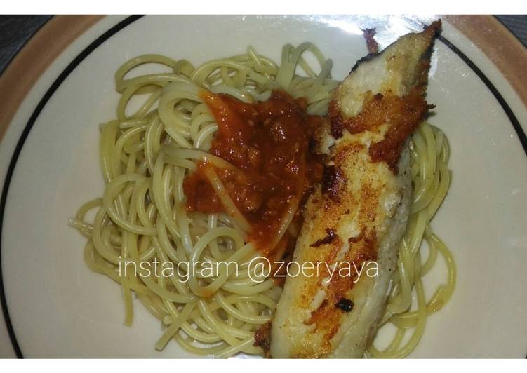 Cara ramu Spagheti ikan tilapia , Sempurna