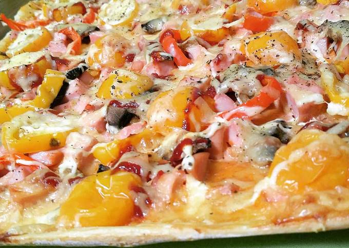 Заливная пицца на майонезе в духовке, рецепт с фото пошагово и видео — natali-fashion.ru