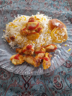 عکسی از دستور چیکن پاپ کورن(مرغ سوخاری)