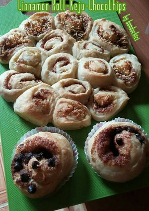 Foto resep Cinnamon Roll-Keju-ChocoChips