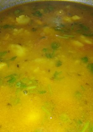 A picture of Potato tomato cury.