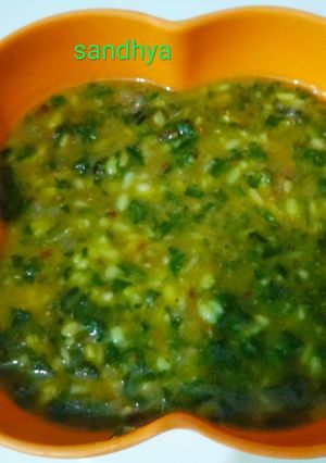A picture of Spinash(उरद दाल पालक के साथ).