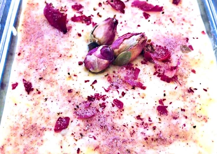 Steps to Make Ultimate Rose Pudding