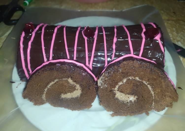 Brownies gulung 2 telur