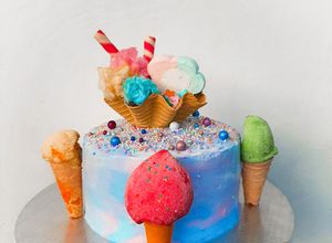 Una foto de Funfetti cake