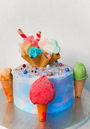 Una foto de Funfetti cake
