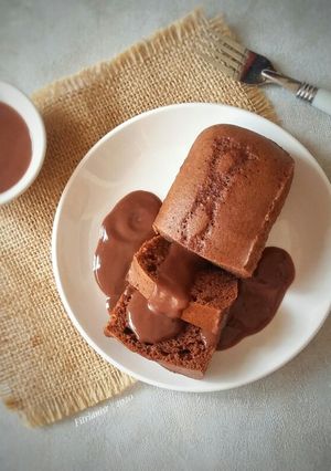 Foto resep Cake Kukus Milo Siram Fla Coklat