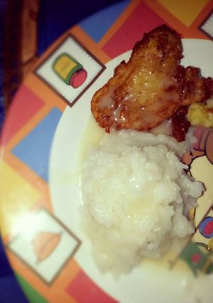 Foto resep Ketan Susu + Pisang Goreng pemula