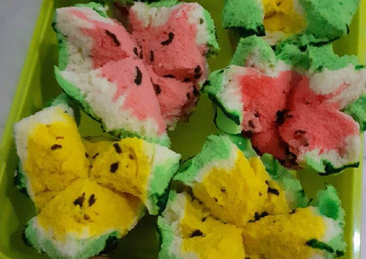 Resep Bolu Kukus Semangka No Sprite Sempurna Cooking Pic